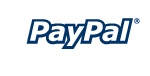 Visa, MC and PayPal logos for payment options